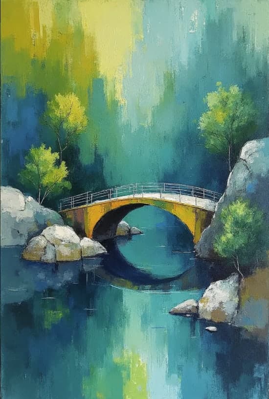 Stone Arch Bridge Forest