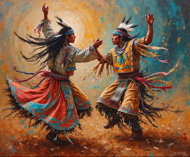 Glowing Circle Dance
