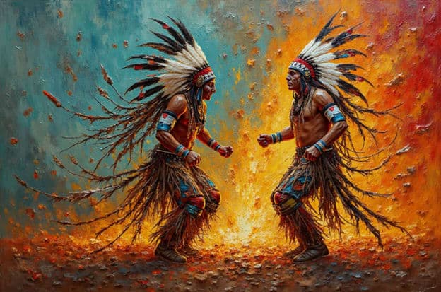 Dancers Facing Embers