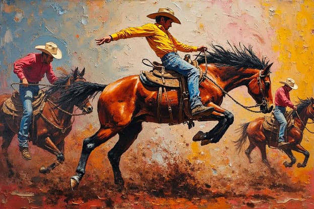 Yellow Shirt Bronc Ride