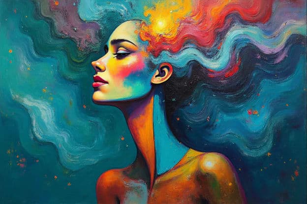 Cosmic Hair Sunburst Profile