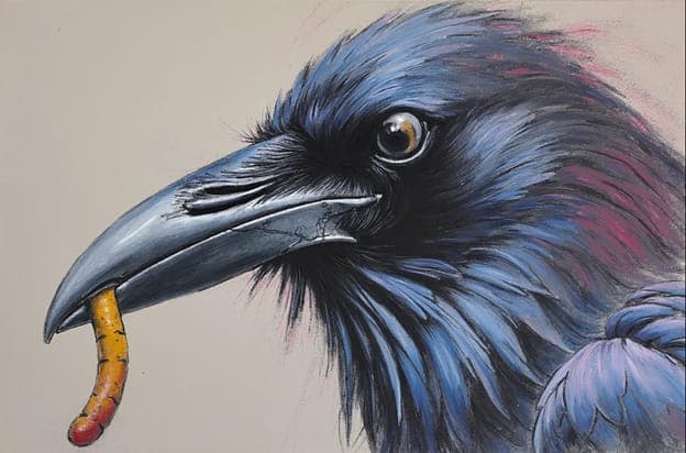 Blue Gray Raven Orange Worm Pink Bg