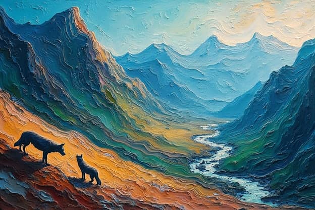 Wolves Mountain Valley River