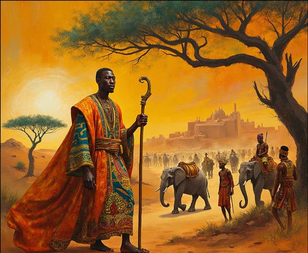 Chief Staff Acacia Tree Elephant Caravan