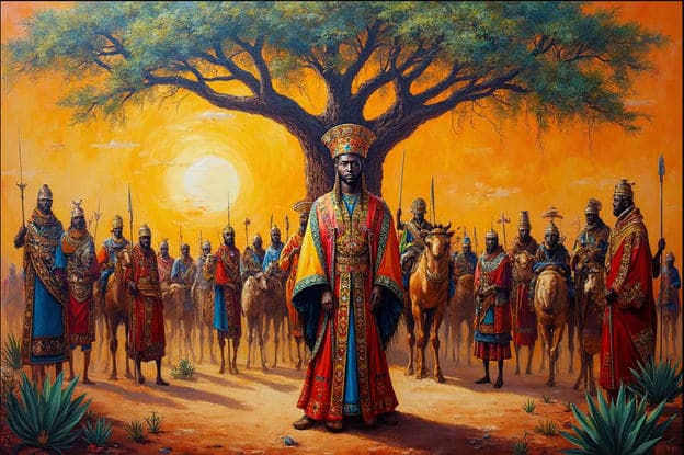 King Crown Tree Armored Warriors Camels