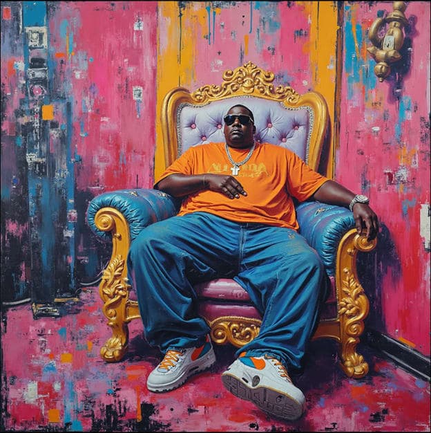 Man On Ornate Throne Portrait